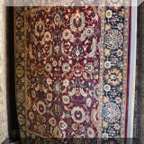 R19. Jerry Aziz 100% wool handknotted Oriental rug.
